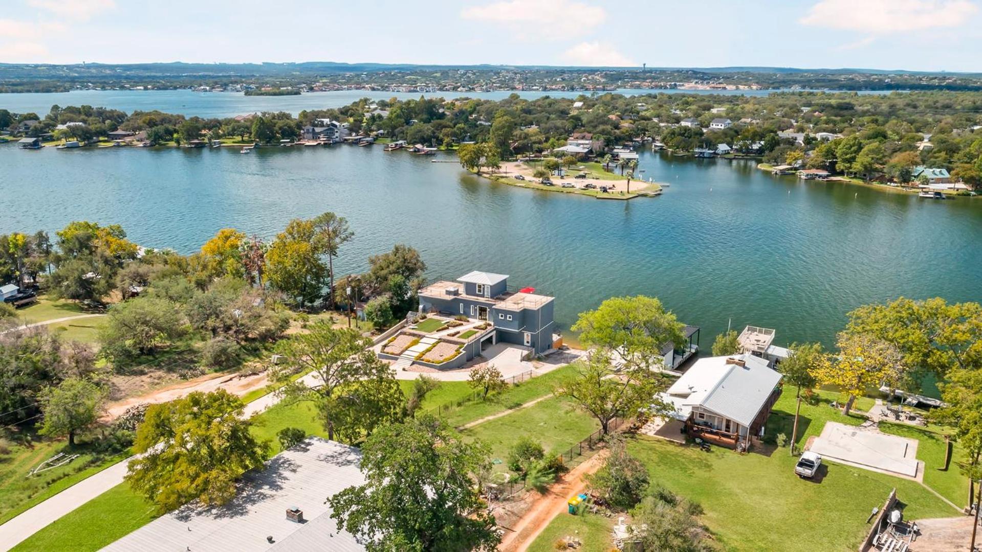 Waterfront House With Boat And Jet Ski Slips And Pet Friendly Villa Marble Falls Exterior photo