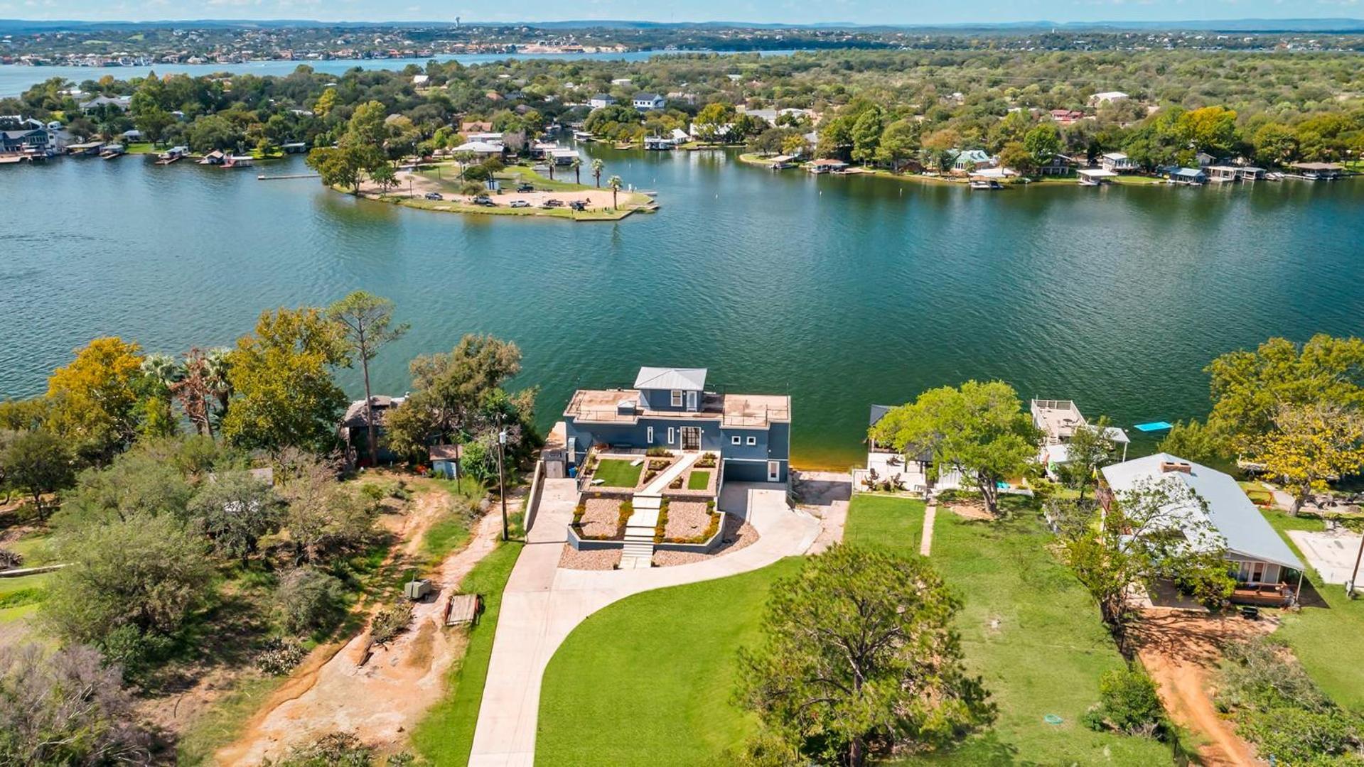 Waterfront House With Boat And Jet Ski Slips And Pet Friendly Villa Marble Falls Exterior photo